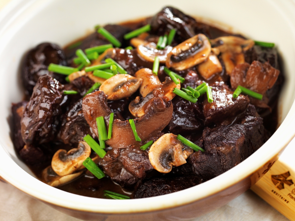 Boeuf bourguignon à la bordelaise