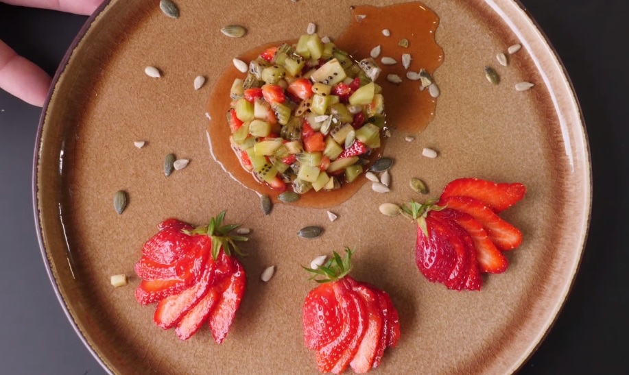 Ceviche de Fraises du Périgord et Kiwis de l’Adour
