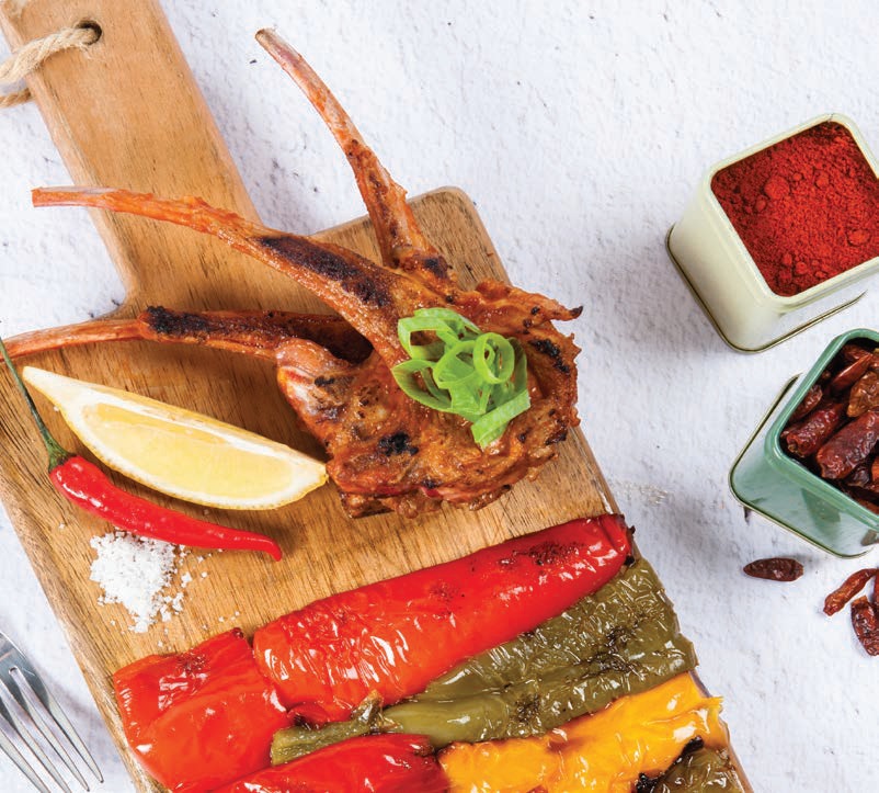 Côtes de chevreau façon piri-piri