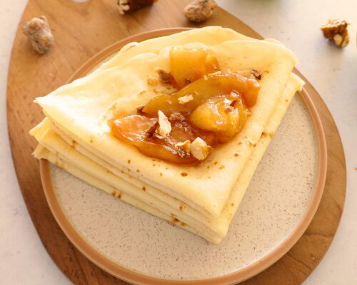 Crêpes aux Pommes du Limousin AOP caramélisées