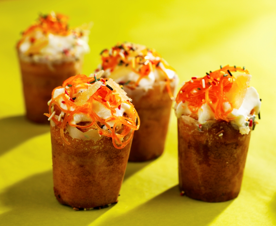 Cup cake aux carottes des sables des Landes et au gingembre