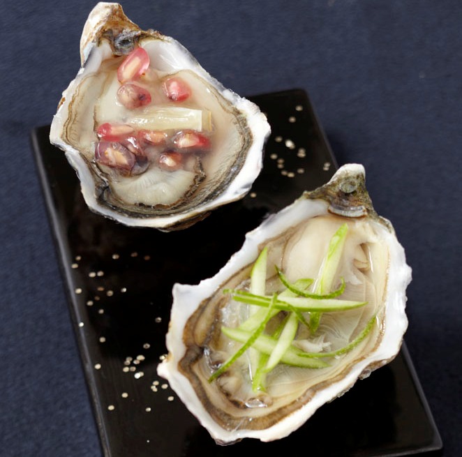 Duo coloré d’huîtres Arcachon Cap-Ferret