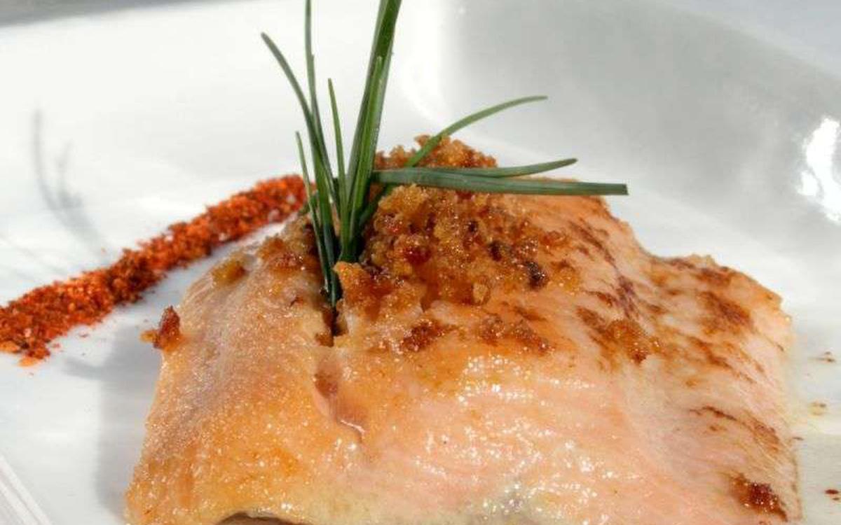 Escalope de Truite des torrents de Lacq au beurre de piment d’Espelette