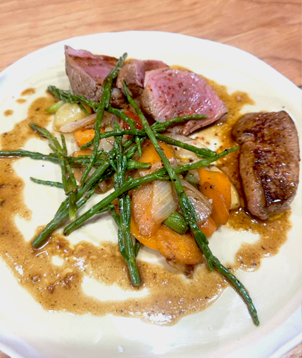 Gigot d’Agneau du Limousin IGP aux Salicornes