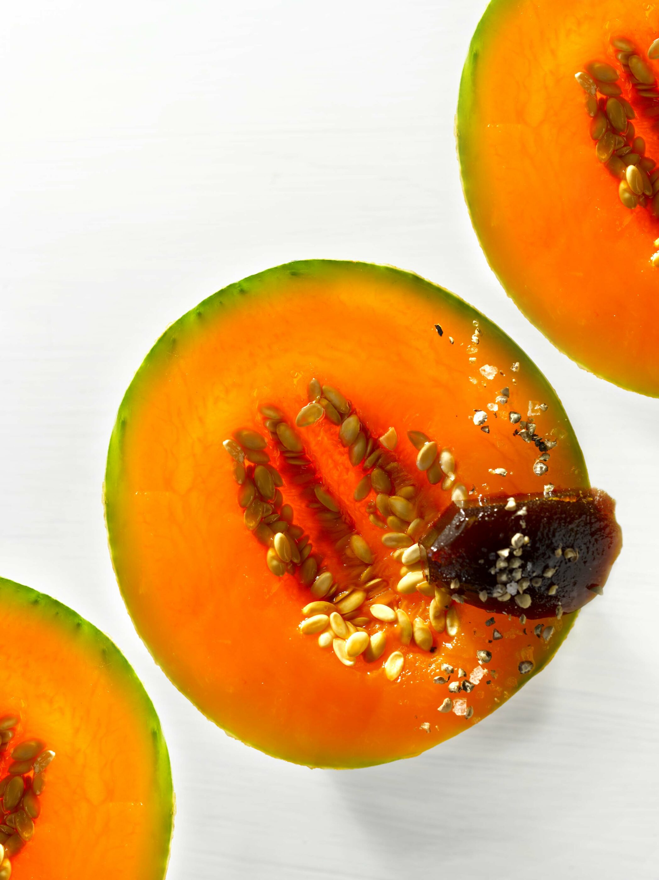 Melon du Quercy en compression, jus de canard réduit et corsé