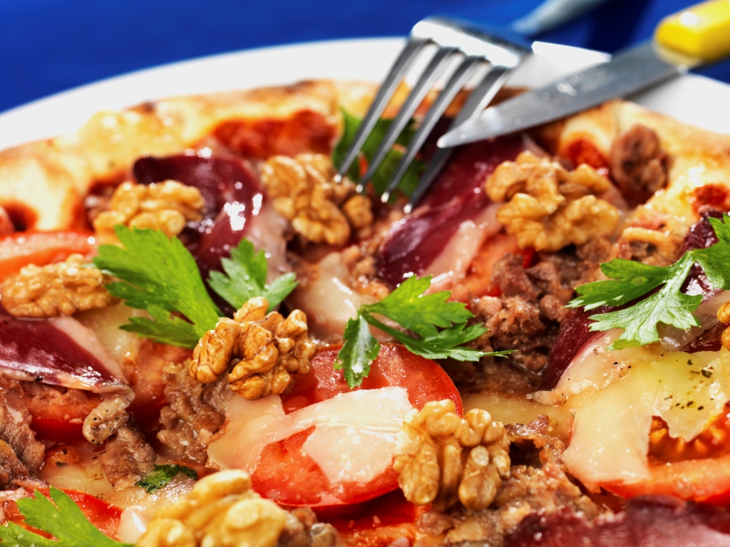 Pizza aux Noix du Périgord