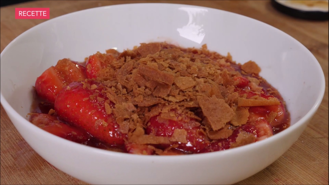 Poêlée de fraises du Périgord