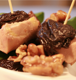 Pruneau d’Agen au foie gras du Sud-Ouest