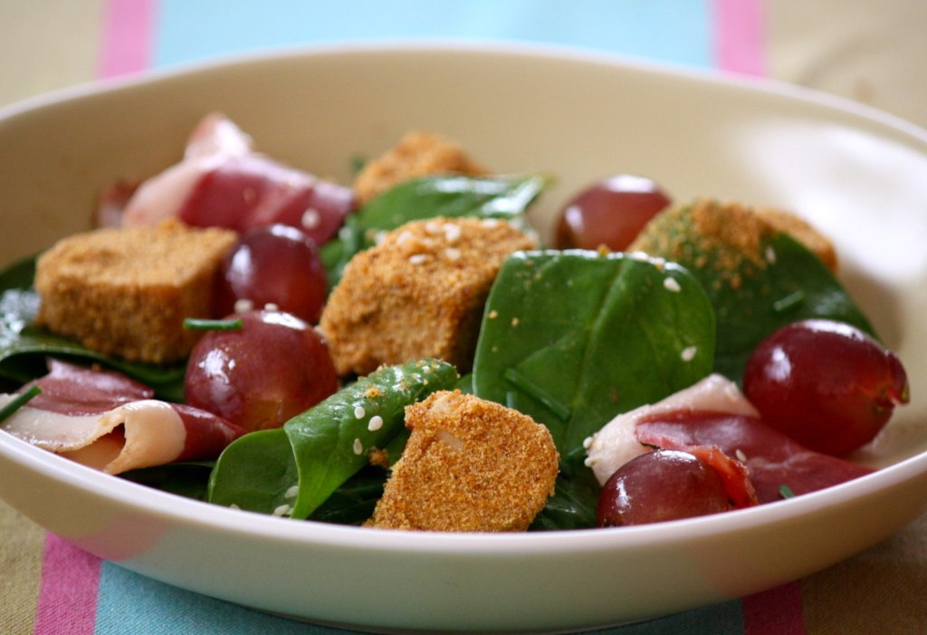 Salade de dés de Foie Gras du Sud Ouest au pain d’épices