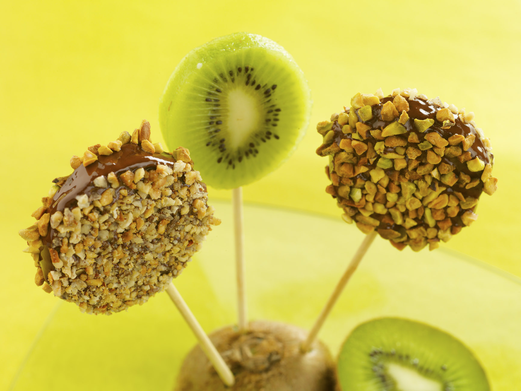 Sucettes de Patoche au kiwi de l’Adour chocolat