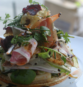 Tarte aux “Textures” Jambon de Bayonne et Ossau-Iraty