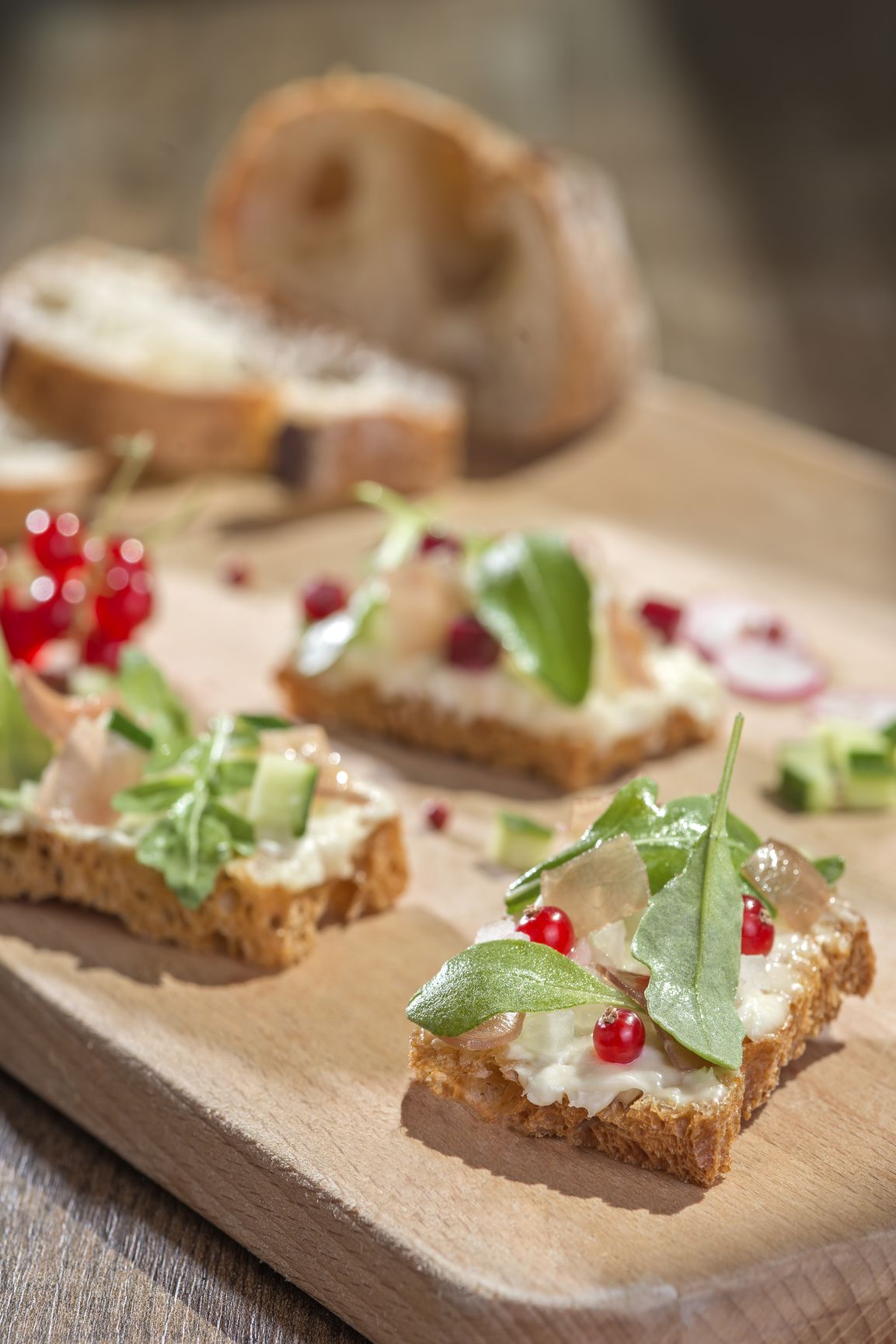 Tartines de campagne au Mothais sur feuille