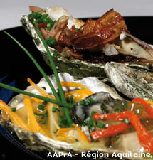 Trilogie d’huîtres creuses d’Arcachon Cap-Ferret