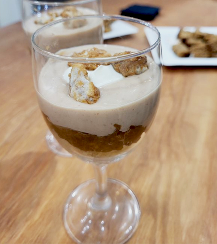 Verrine de Haute-Vienne façon trifle Limousin