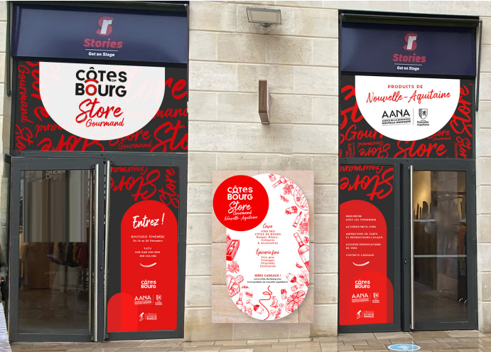 Pop-up de Noël : AOC Côtes de Bourg x Les Produits de Nouvelle-Aquitaine