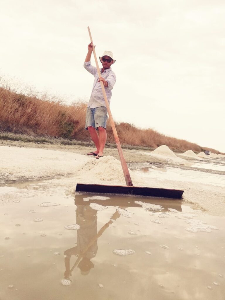 Sel et Fleur de Sel de l’Île de Ré IGP - Louis Merlin - Abornage - photo Michele JEAN-BART
